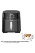 Yui M25 Maxifry Pro 5.5 Lt. Smart Dokunmatik Airfryer Sıcak Hava Fritöz Siyah(YUI TÜRKİYE GARANTİLİ) - 8