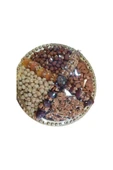 TALAS Kuruyemis Karışık Kuru Meyve ve Kuruyemiş Tabağı Yuvarlak 1 KG - 1