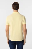 Süvari Dar Kesim Pamuk Çekmeyen Kumaş Polo Yaka Tişört - 5