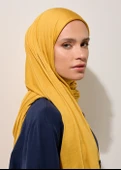 Rabia Z - Jarsey Hardal Renkli Şal - 3