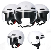 SHIRO 6002 S20 KASK JOKIOTO M.C M 5758 İNCİ BEYAZ - 1