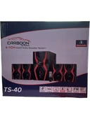 Carboon Serisi Ts-40 52 Watt Bluetoothlu 4+1 Dijital Ekran Radyolu USB Tf Destekli Ses Sistemi - 4