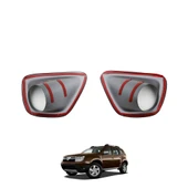 Ehiltek Dacia Duster Sis Far Çerçevesi - Gri (2 Parça) | (2010-2018) thumbnail 2