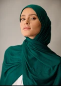 Rabia Z - Penye Zümrüt Yeşili Şal - 3