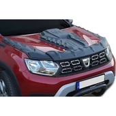 Ehiltek Dacia Duster Ön Kaput Koruyucu - Dragon (3 Parça) | (2010-2018) - 3