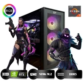 HYPER ROCKET Peak HRA323060 Ryzen 7 8700F 32GB Ram 1TB Nvme M.2 SSD RTX3060 12GB Masaüstü Oyuncu Bilgisayarı - 2