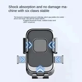Bisiklet Motosiklet Telefon Tutucu Ayna Bağlantılı,Otomatik Kilitlemeli Metal Bağlantı Aparatlı - 3