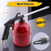 Havalı Mazot Püskürtme Tabancası 500 cc Metal Gövdeli 500 ml Mazot Püskürtme Temizleme Pompa - 1