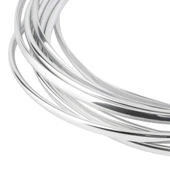 U Tip Geçmeli Havalandırma Nikelaj Şerit Çıta İnce 5 Metre Krom - 4