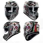 SHIRO 5008 S08 KASK FF-605 SHADOW SKULLCANDY SV XL 6162 (GÖZLÜKLÜ) - 1