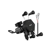 BST6 Motosiklet Telefon Tutucu | Alüminyum Gövdeli, Gidon Tipi, Sabit ve Güçlü Kavrama Aparatı - 1