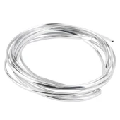 U Tip Geçmeli Havalandırma Nikelaj Şerit Çıta İnce 5 Metre Krom - 5