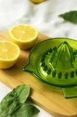 Akrilik Yeşil Limon Sıkacağı Pratik Limon Sıkacağı - 4
