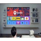APR01 4K UHD Akıllı Taşınabilir LED Projeksiyon Cihazı Full HD 2.4+5G Wi-Fi Ev Sineması Projeksiyonu - 4