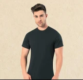 Omera Erkek Organik Kumaş Kısa Kol Sıfır Yaka Atlet 2002 thumbnail 1