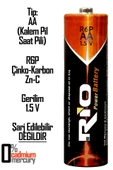 Rio 24lü (12 AA + 12 AAA) İnce ve Kalın Kalem Pil Seti Saat R03 ve R6P Pili Çinko Karbon Pil Zn-C 1.5V - 2