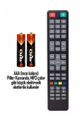 Rio 24lü (12 AA + 12 AAA) İnce ve Kalın Kalem Pil Seti Saat R03 ve R6P Pili Çinko Karbon Pil Zn-C 1.5V - 4