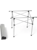 Portatif Katlanabilir Alüminyum Masa 70X70X55 - 3