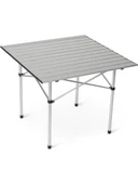 Portatif Katlanabilir Alüminyum Masa 70X70X55 - 1