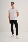 Cazador Slim Fit Bisiklet Yaka Pamuklu Düz Tişört - 2
