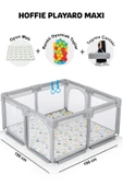 Playard Maxi Güvenli Bebek Ve Çocuk Oyun Alanı Oyun Parkı 150x150cm Oyun Matı Ve Topları - 2