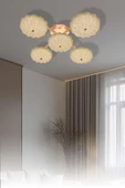 Eray Aydınlatma 6095-5 Sarı 3 Renk Led Avize - 1