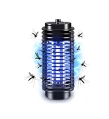 Siyah Led Işıklı Sinek Öldürücü İç Ve Dış Mekan için Böcek ve Sinek Tuzağı - 1