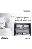 Mastic Anne Yanı Sallanır Cibinlikli Oyun Parkı Bebek Beşik 70x110 Cm - 9