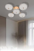 Eray Aydınlatma 6095-5 Sarı 3 Renk Led Avize - 2