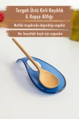 Akrilik Mavi Tezgah Üstü Kirli Kaşıklık & Kepçe Altlığı - 1