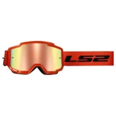 LS2 CHARGER GOGGLES MOTOKROS GÖZLÜK (IRIDIUM CAMLI) NEON TURUNCU - 1
