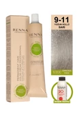 Renna Bitkisel Amonyaksız Saç Boyası 60 Ml 9-11 Yoğun Küllü Sarı Oksidan Hediyeli thumbnail 1