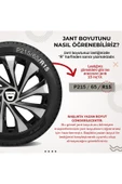 Dacia Duster 16 Inç Uyumlu Jant Kapağı 4'lü Takım Gri 1416 6810Çiftdacia - 4