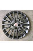 Fiat Linea 15 Inc Füme Rengi Kırılmaz 4 Adet Jant Kapağı Arma Ve Kelepçe Hediyeli 5110fümefiat - 1