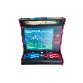 ScHitec 4KHD 3D Pandora 9800 Arcade Oyunlu Taşınabilir Pandora Masaüstü Kabinli 17inç Atari Makinası - 1