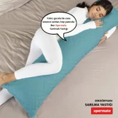 XPERMATE Sarılma Yastığı , Uyku Yastığı , Bacak Arası Yastığı Dikdörtgen 150x25 cm AçıkMavi - 1