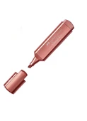 Faber Castell Fosforlu Kalem 46, Metalik Kırmızı - 1