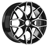 EMR-S1038-32 7.5x17" -5x100 ET35 73.1 Black Diamond Jant (4 Adet) - 1