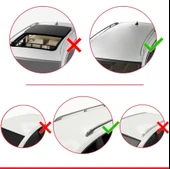 Ara Atkı Tavan Barı Fly Model 105cm Siyah (2 Adet) - 5