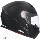 SHIRO KASK FULLFACE HUNTER M.C MAT SİYAH 2XL 6364 - 1