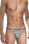 Çizgili Erkek Fit Slip 6424 - 1