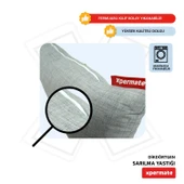 XPERMATE Sarılma Yastığı , Uyku Yastığı , Bacak Arası Yastığı Dikdörtgen 150x25 cm AçıkGri thumbnail 3