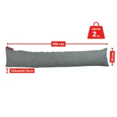 XPERMATE Sarılma Yastığı , Uyku Yastığı , Bacak Arası Yastığı Dikdörtgen 150x25 cm AçıkGri - 2