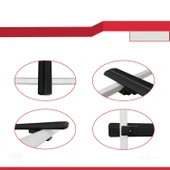Ara Atkı Tavan Barı Basic Model 140cm Siyah (2 Adet) - 3