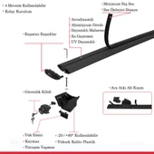 Ara Atkı Tavan Barı Hook Model 140cm Gri (2 Adet) - 4