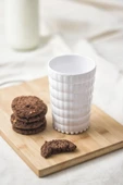 Allegra Beyaz Akrilik Bardak 6'lı Set | 400 ml | Kırılmaya Dayanıklı, Cam Değildir | Su, Meşrubat ve Sunum İçin İdeal - 1