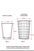 Allegra Beyaz Akrilik Bardak 6'lı Set | 400 ml | Kırılmaya Dayanıklı, Cam Değildir | Su, Meşrubat ve Sunum İçin İdeal - 4
