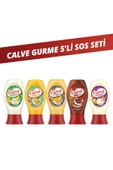 Ranch Sos 245gr & Barbekü Sos 290gr & Cheddar Sos 240gr & Köri Sos 260gr & Sarımsaklı Mayonez - 1