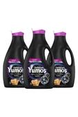Yumoş Sıvı Bakım Çamaşır Deterjanı Siyah Ve Koyu Renkli Giysiler Için 2520 ml 3 Adet - 2