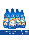 yumoş Extra Konsantre Çamaşır Yumuşatıcısı Lilyum 1440 ml 60 Yıkama 4 Adet - 1
